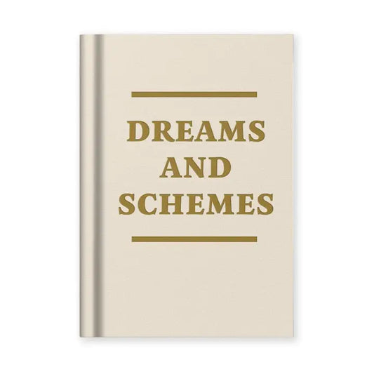 Hard Cover Tiny Notebook - Schemes & Dreams