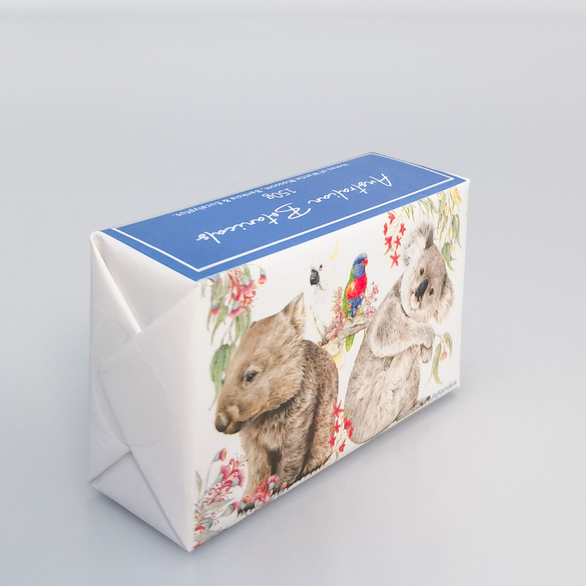 Popcorn Blue Australiana Soap White & Blue