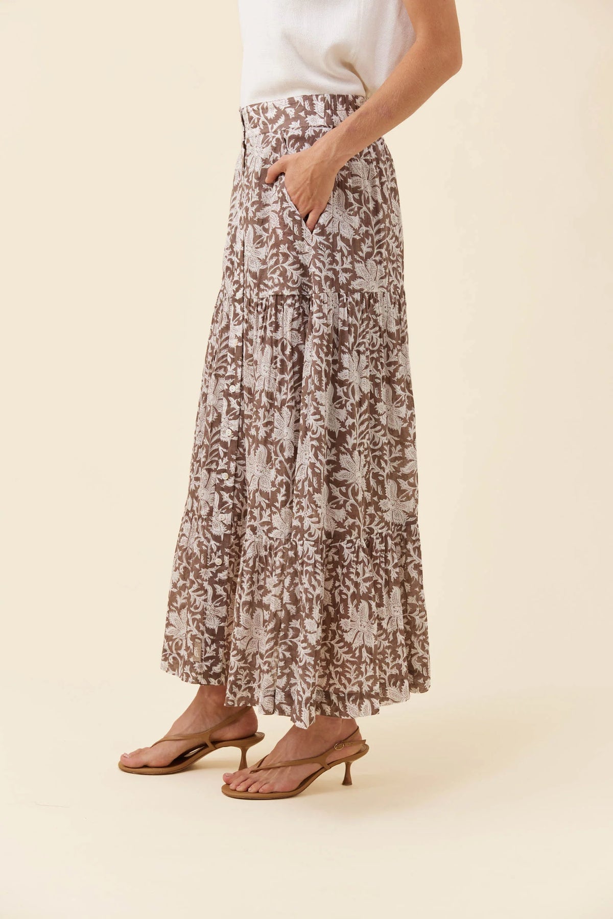 Wilma Skirt - Taupe