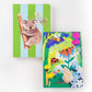 A6 Soft Cover Notebook-Striped Koala