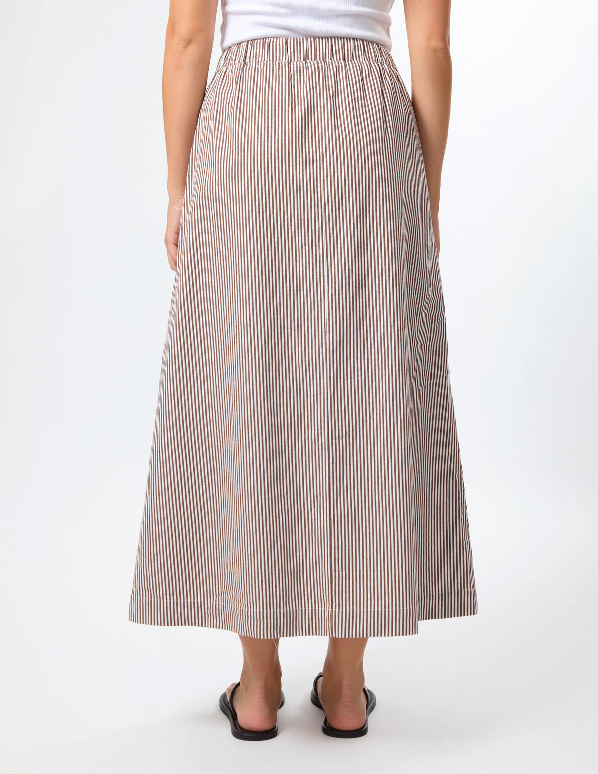Lena Skirt - Chocolate Stripe