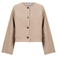Farida Convertible Coat - Stone