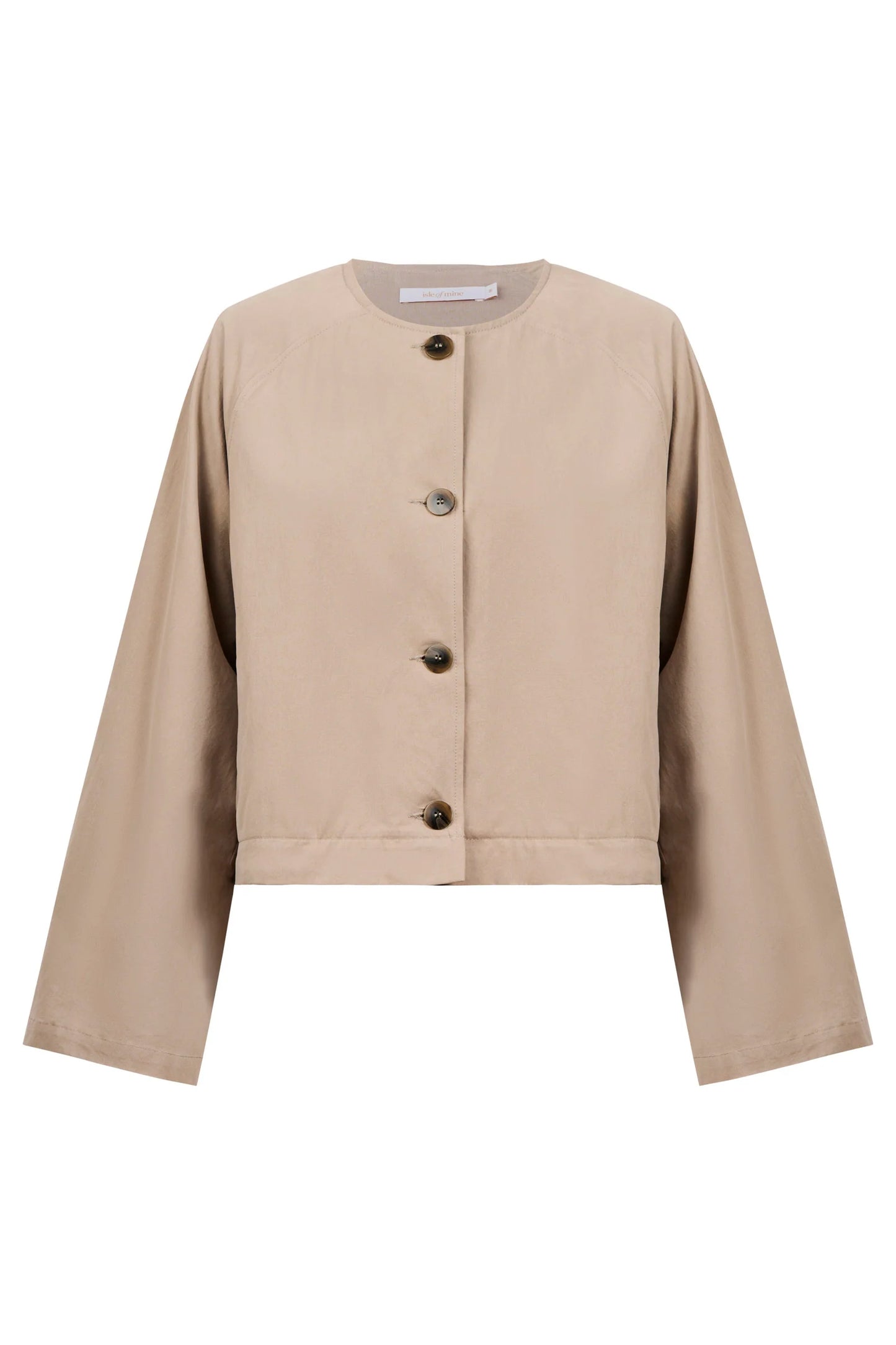 Farida Convertible Coat - Stone