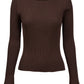 Darby Knit Top Chocolate