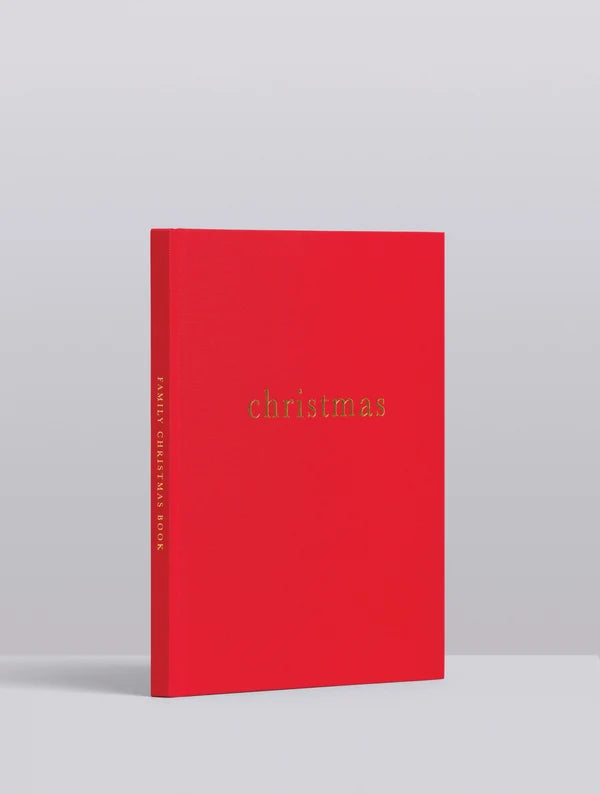 Christmas. Family Christmas Book. Red.