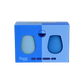 sky + kingfisher | fegg | silicone unbreakable glasses