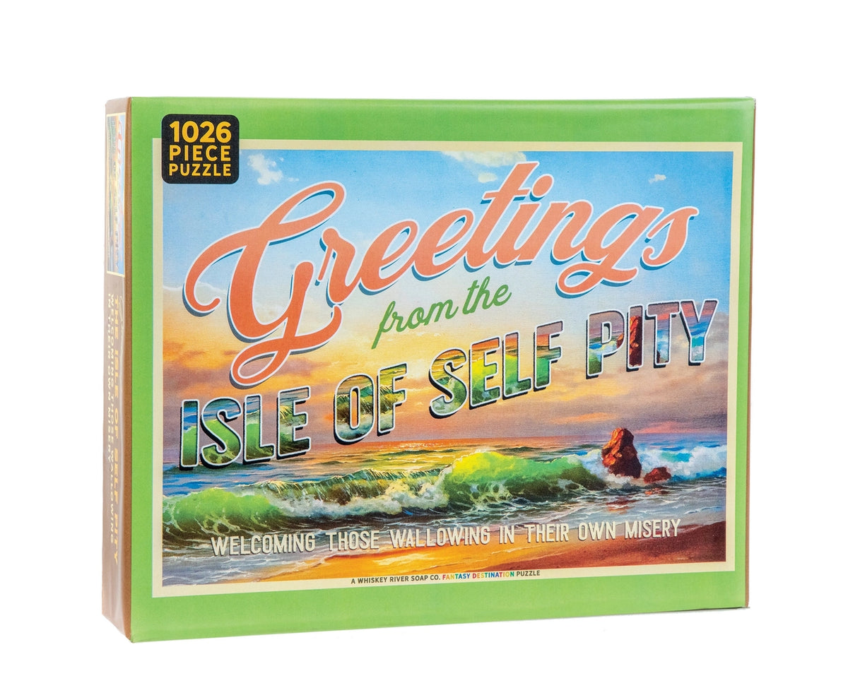 Greetings from the Isle of Self Pity Puzzle