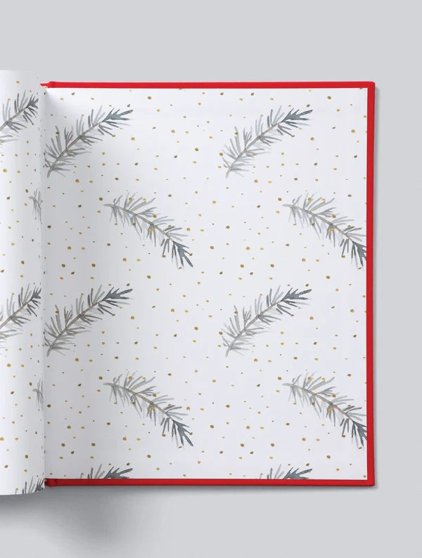 Christmas. Family Christmas Book. Red.