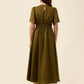 Anita Maxi Dress - Olive