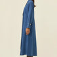 Sloane Denim Maxi Dress - Check