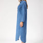 Denver Denim Shirt Dress - Blue