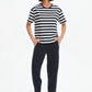 Stripe Boxy Tee