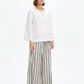 Relaxed Linen Cardi - White