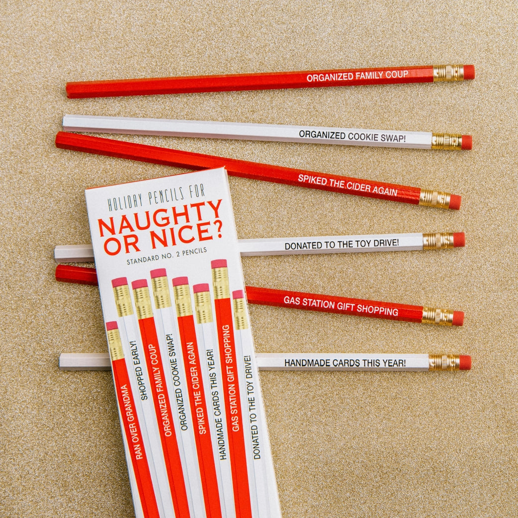 Naughty or Nice Pencils