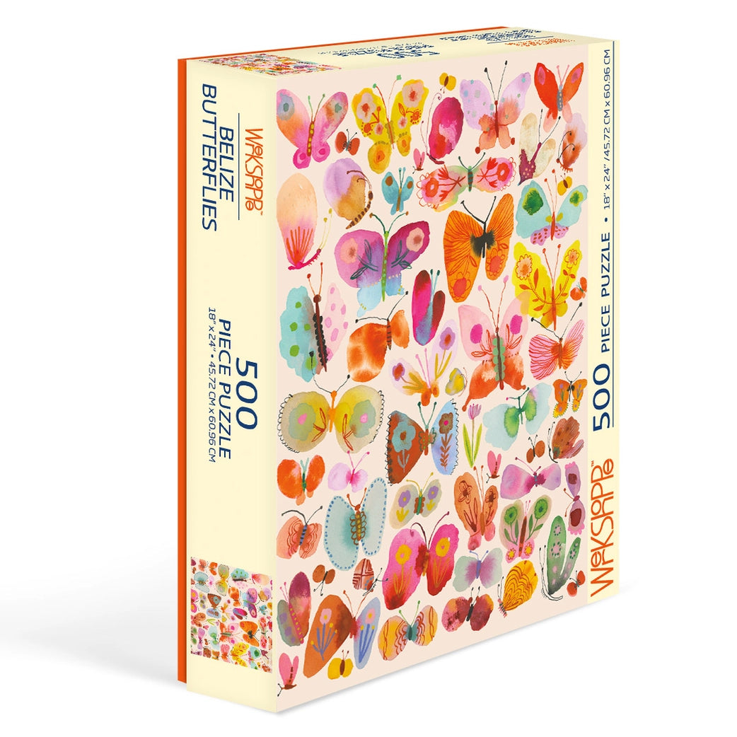 500 Pc Puzzle – Belize Butterflies