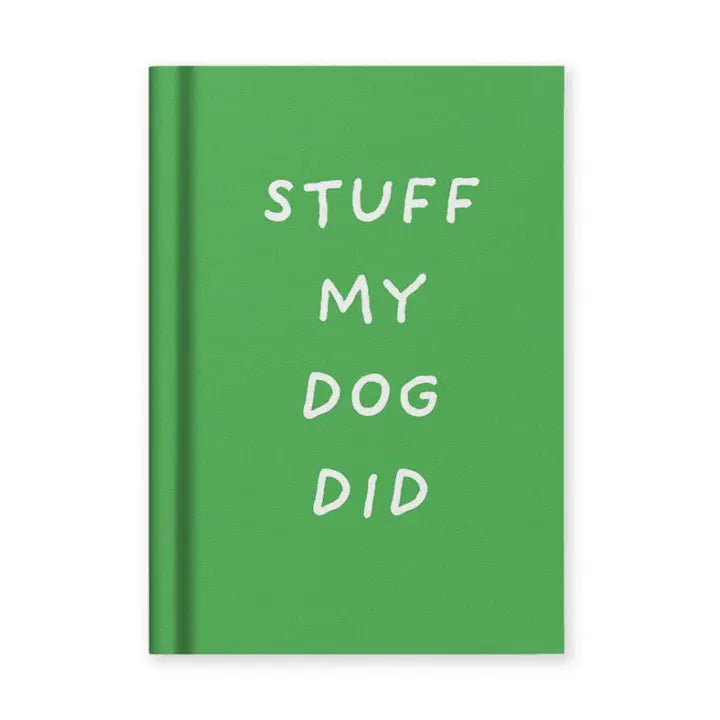 Hard Cover Tiny Notebook - Stuff my Dog Did
