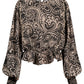 Grace Frill Top Paisley