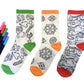 Doodle Socks - Colour Your Own Socks in Tube