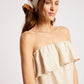 Maris Strapless Dress - Tusk