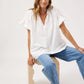 Crete Top - White
