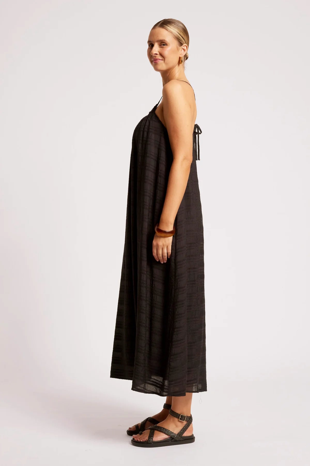 Sovana Tank Maxi Dress - Black