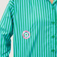 Mykonos Embroidered Stripe Shirt - Green