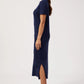 Olympus Applique Dress - Navy