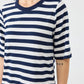 Studio Stripe Tshirt Dress - Indigo