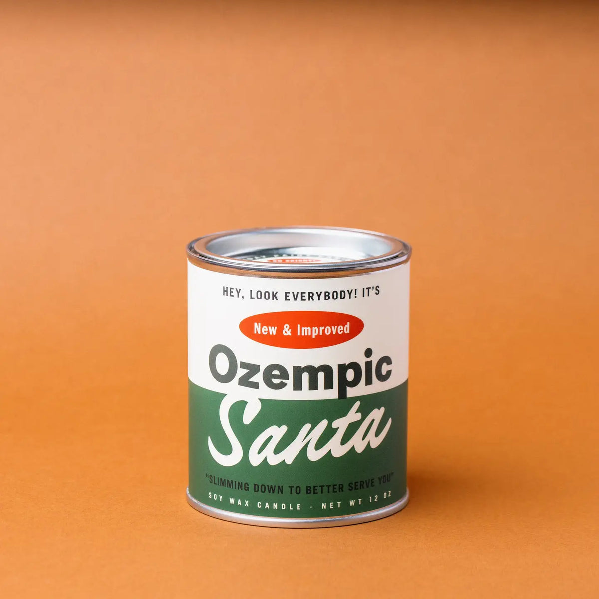 Ozempic Santa Holiday Paint Can Candle