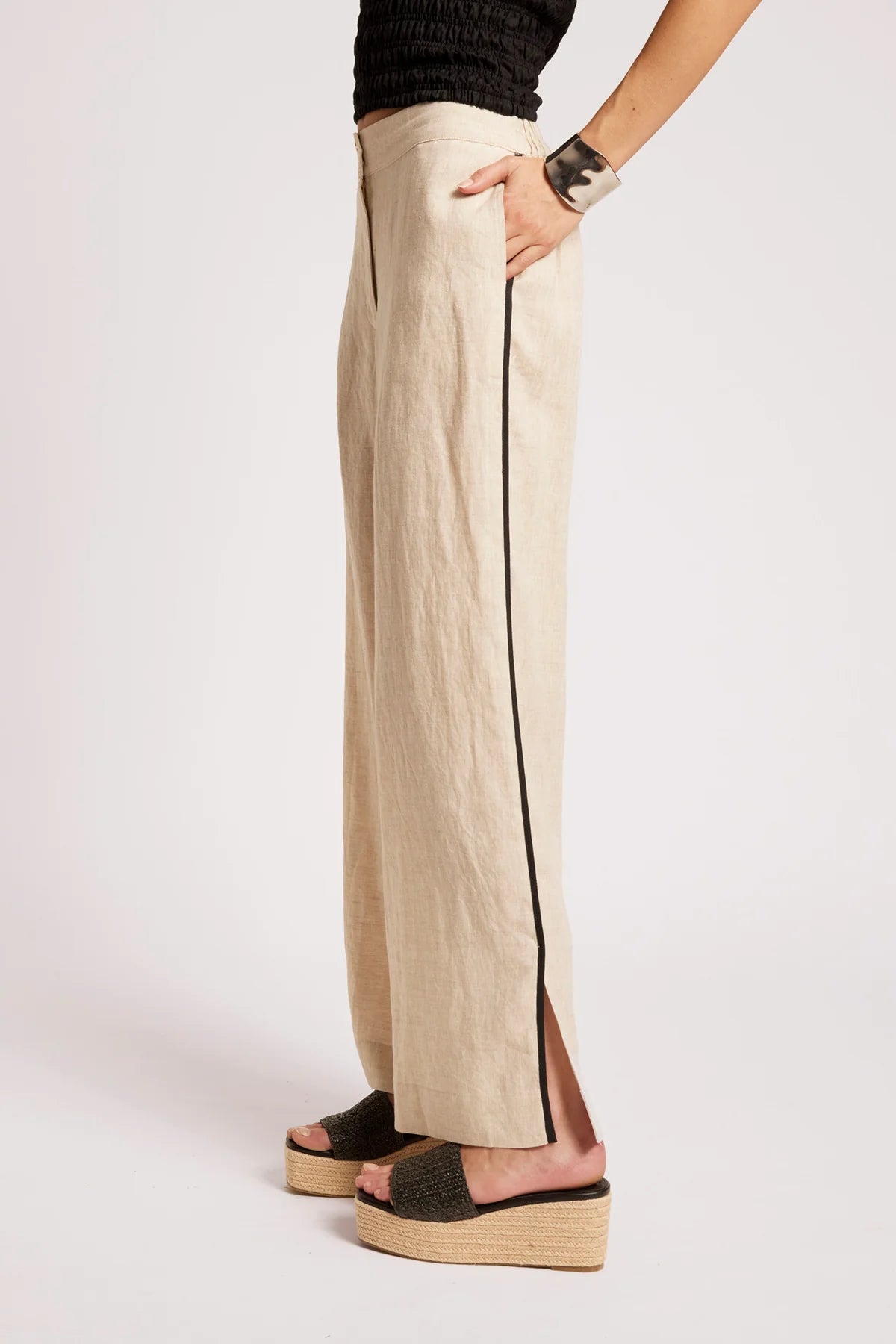 Maris Splice Pant - Tusk/Black