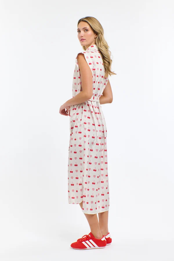 Cherry Bomb Dress - Red & Vanilla