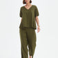 Bishop Sleeve Top - Olive