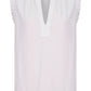 Athens Frill Tank - White