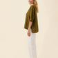 Anita Button Top - Olive