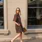 Bonnie Relaxed Shirt Dress  /  Chocolate