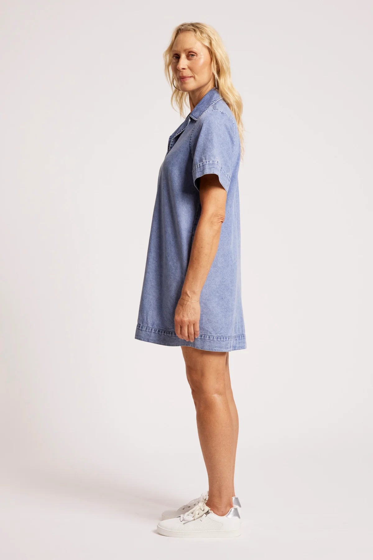 Dusk Denim Shirt Dress - Denim