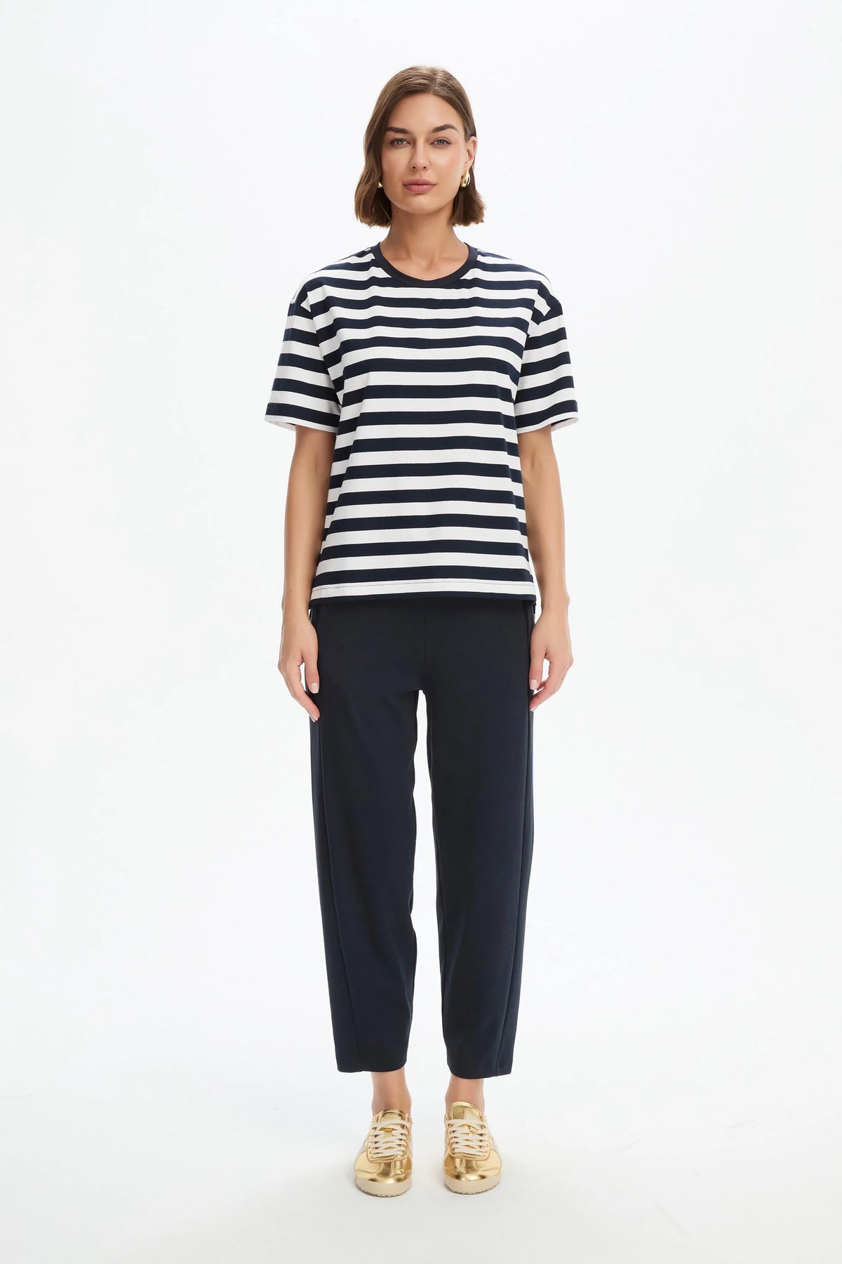 Stripe Boxy Tee