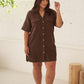 Bonnie Relaxed Shirt Dress  /  Chocolate