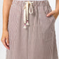 Lena Skirt - Chocolate Stripe