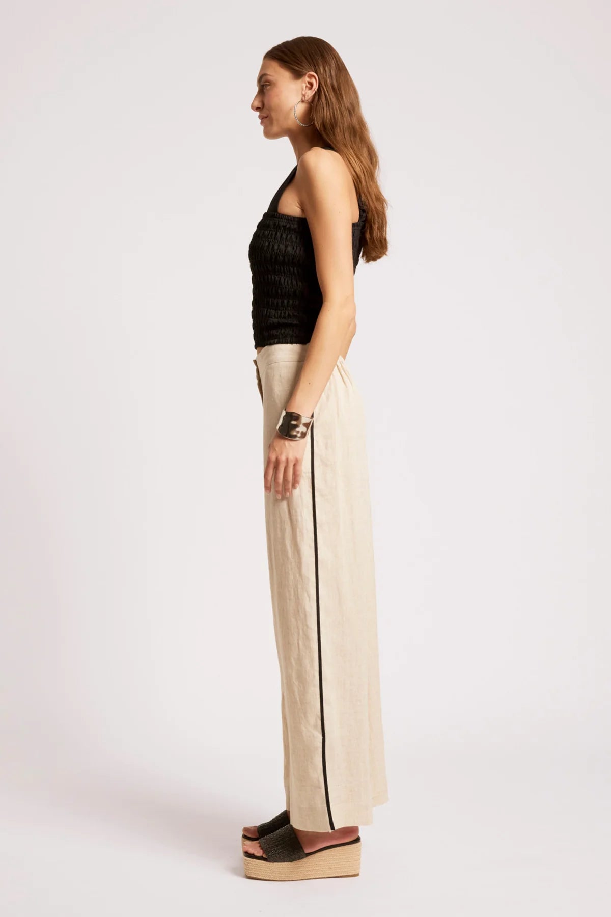 Maris Splice Pant - Tusk/Black
