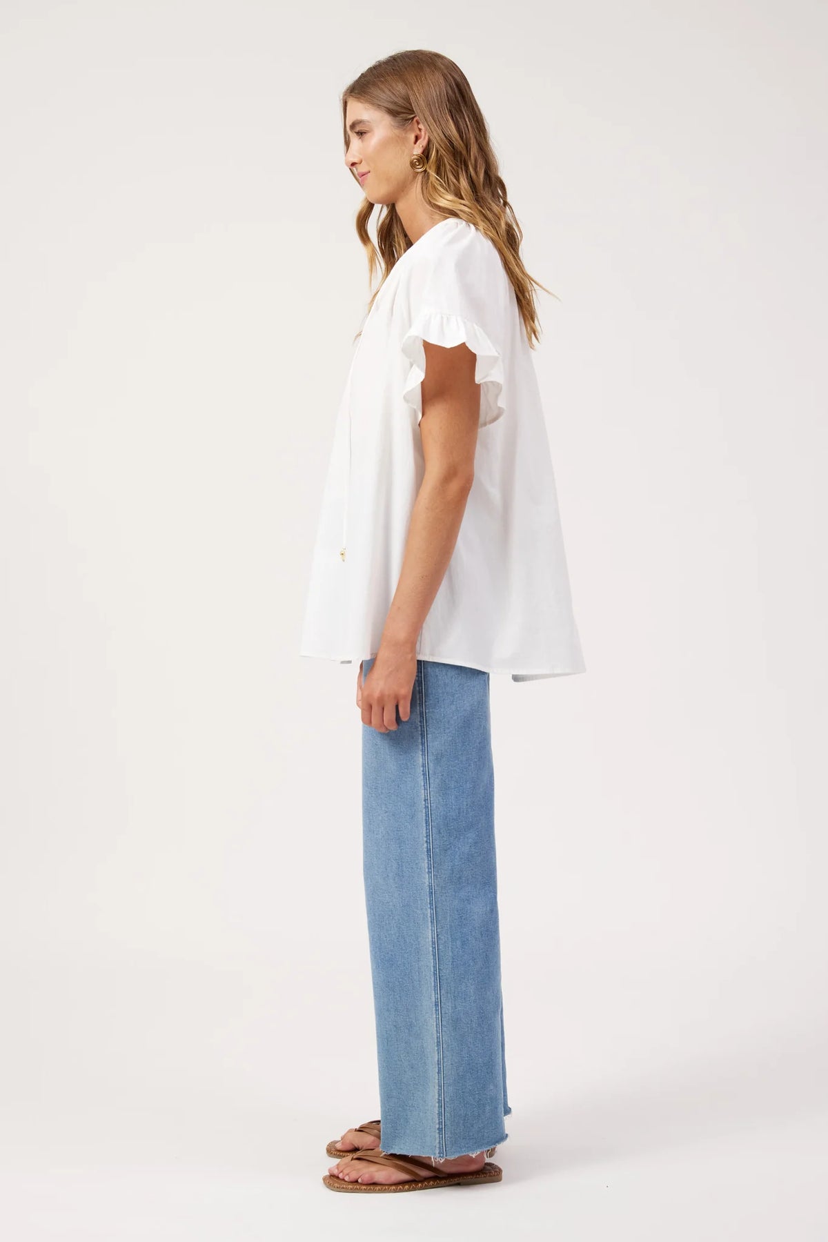 Crete Top - White