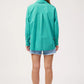 Mykonos Embroidered Stripe Shirt - Green