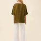 Anita Button Top - Olive