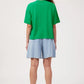 Elba Heart Embellished Tshirt - Green