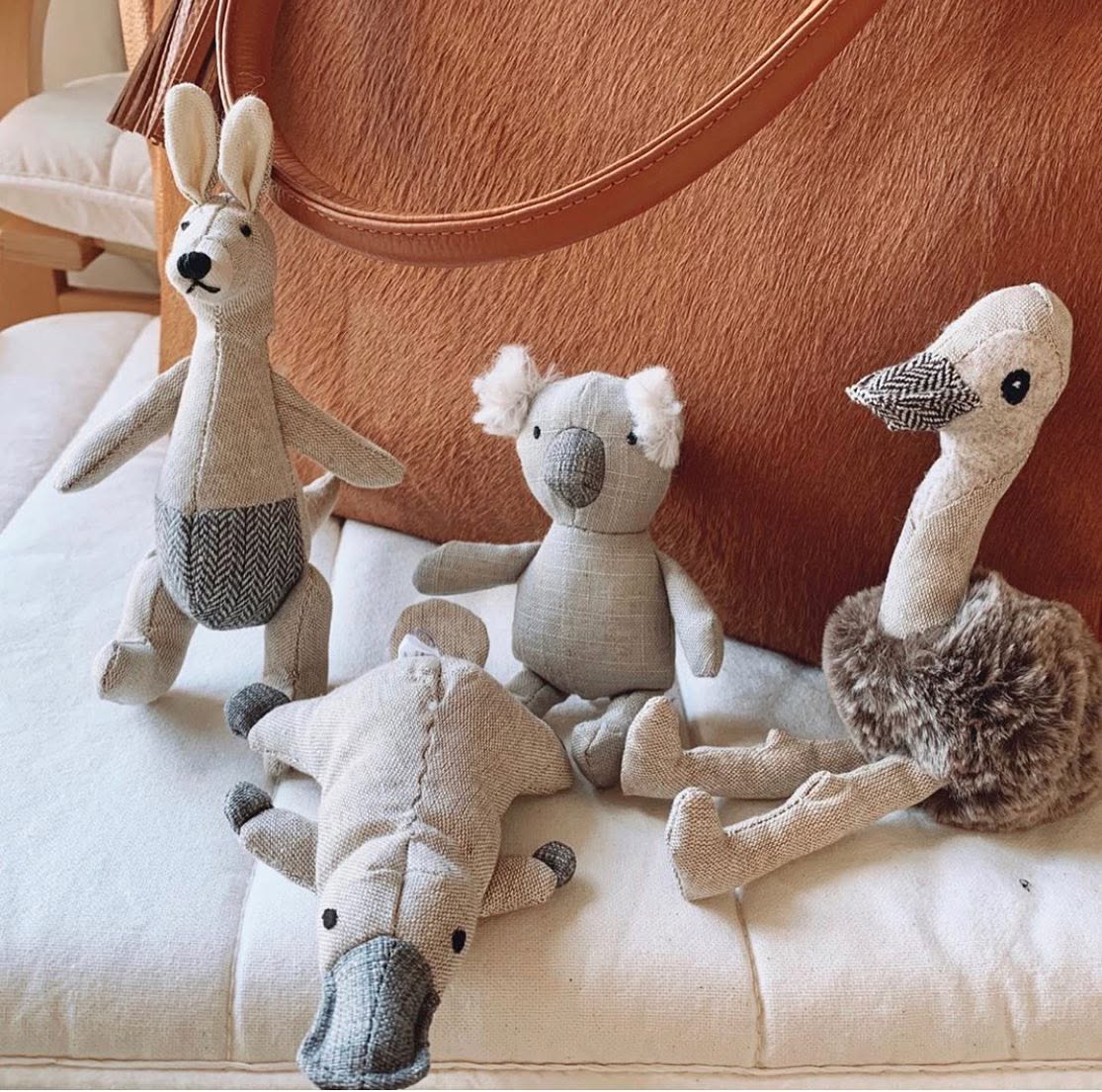 Mini Eddie Emu Rattle