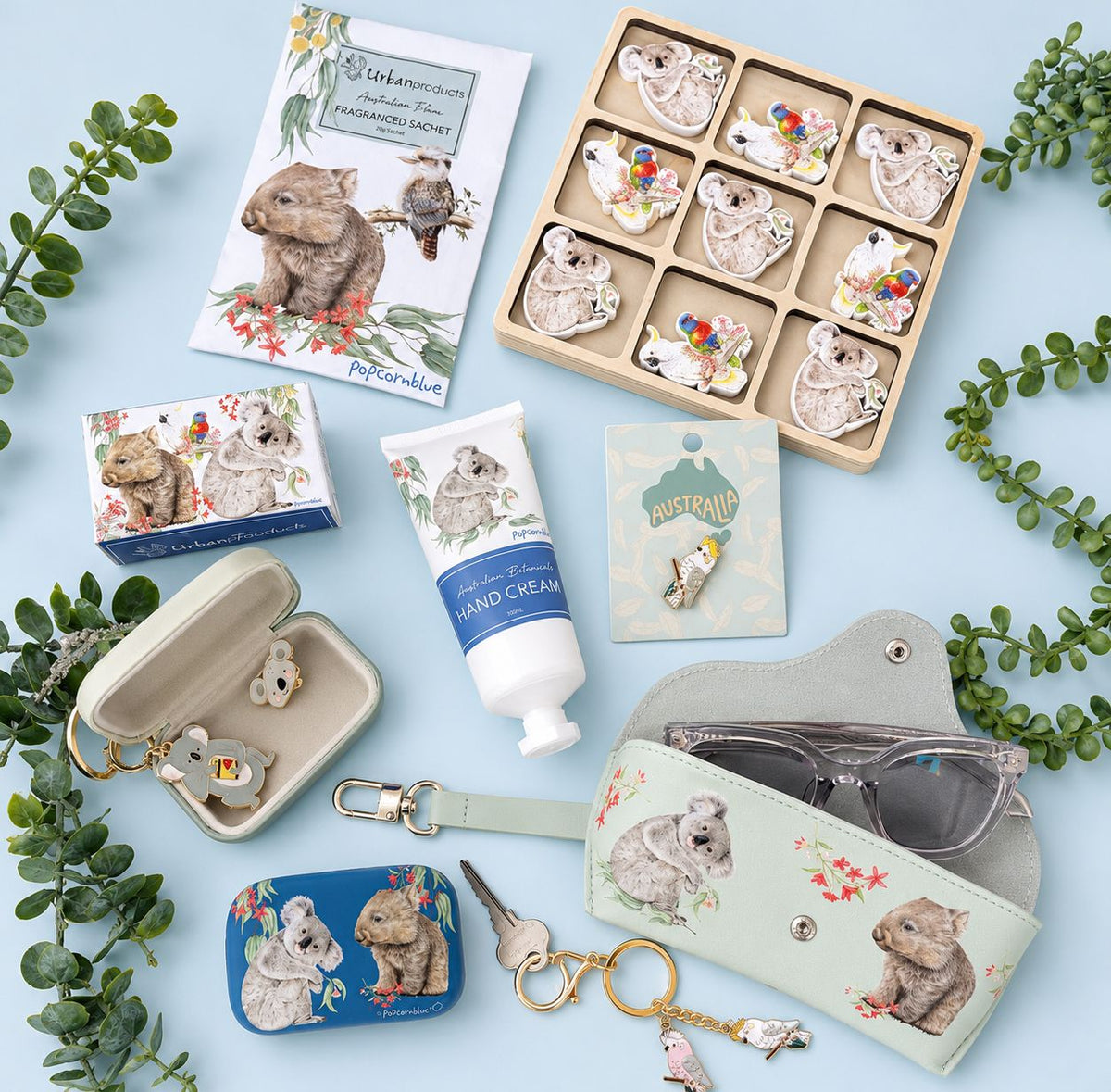 Popcorn Blue Australiana Soap White & Blue