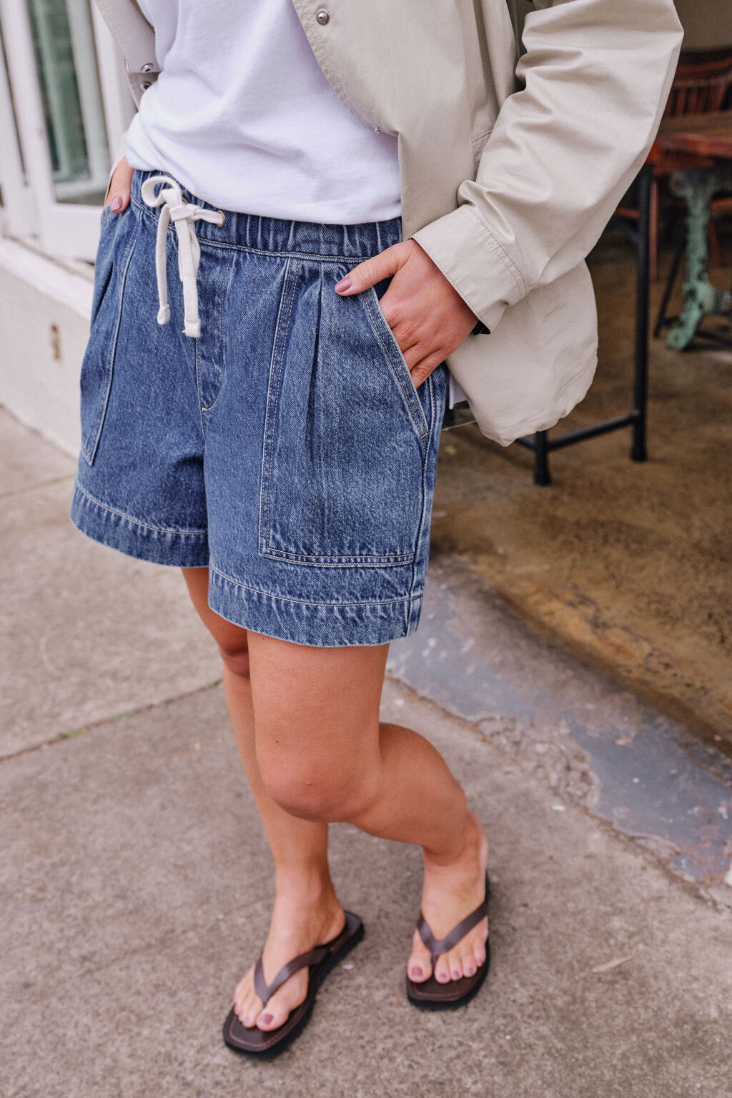 DARCY RELAXED EVERYDAY SHORT / FRESH INDIGO