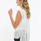 Casey Embroidered Shirt - White