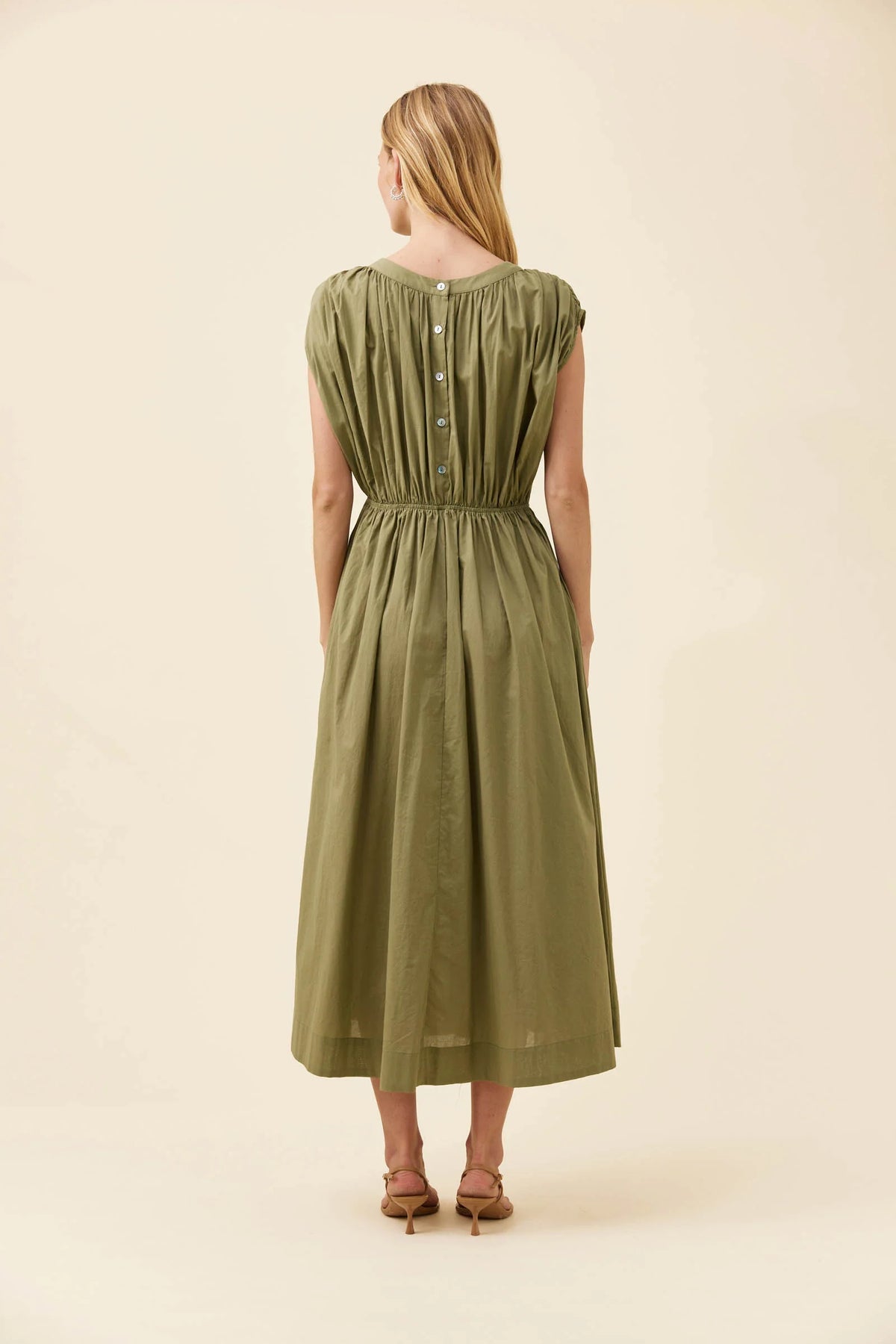 Rosa Reversible Maxi Dress - Sage
