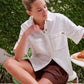 NOA SHORT SLEEVE SHIRT / FRESH ECRU